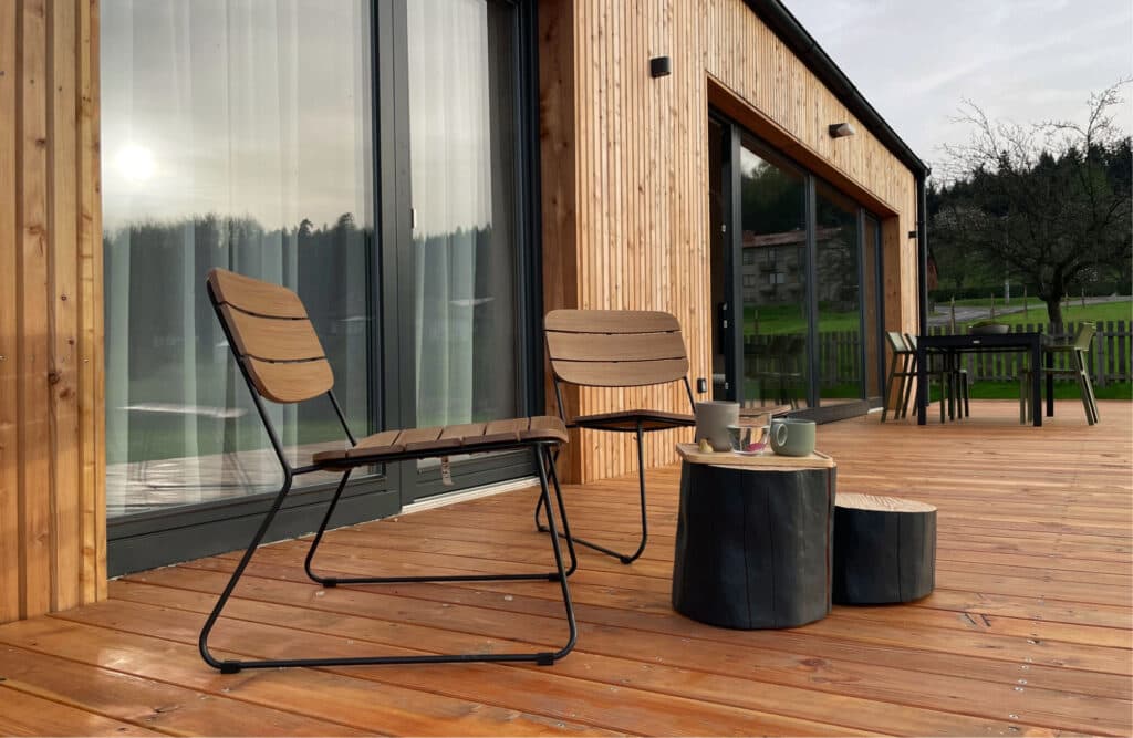 Prostorná slunná terasa